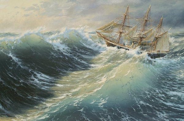 Картины художник маринист Валерий Шиляев