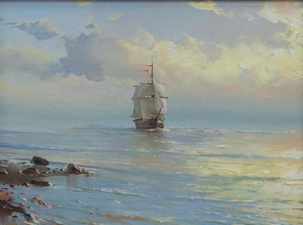 Павел Румянцев художник маринист пейзажи