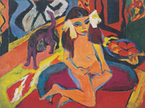 Франц Марк. Мальчик с ягнёнком