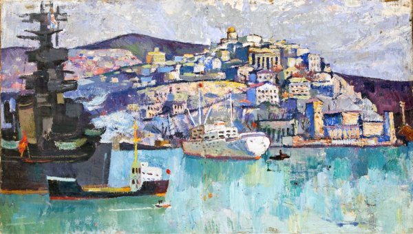 Севастопольский рейд картина