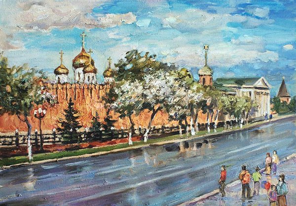 Тульский Кремль картина