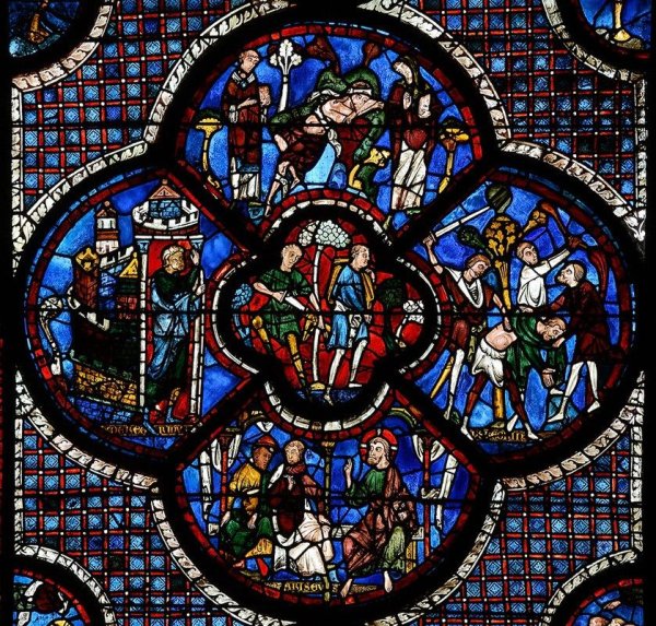 Романская живопись средневековья витражи