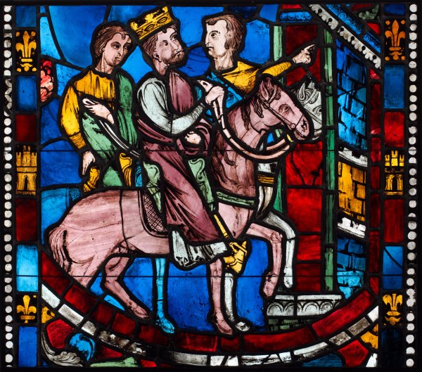 Романский витраж Кентербери