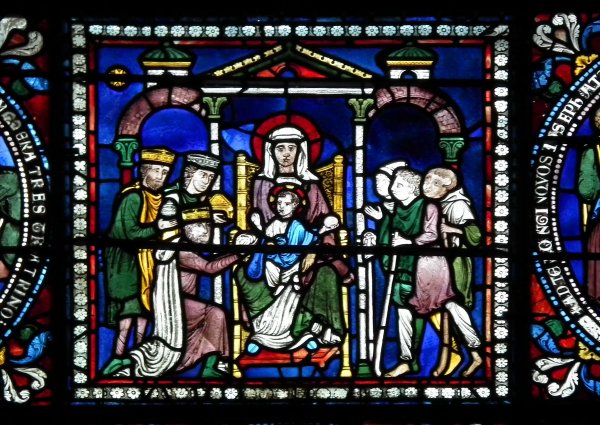 Романская живопись средневековья витражи