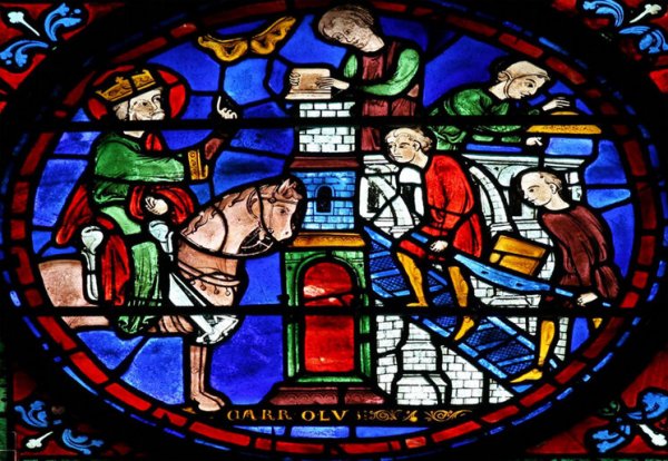 Романская живопись средневековья витражи