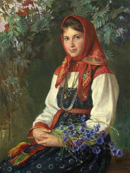 Крестьянки 19 века картина художника