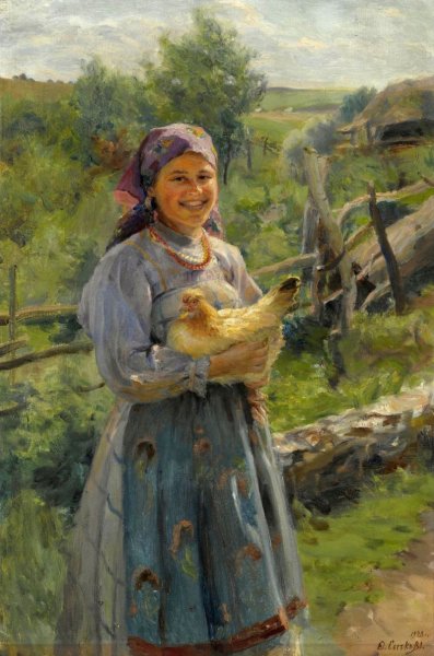 Американский художник Даниэль Риджуэй Найт(1839-1924)