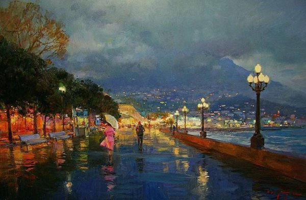 Картины Ялтинской набережной