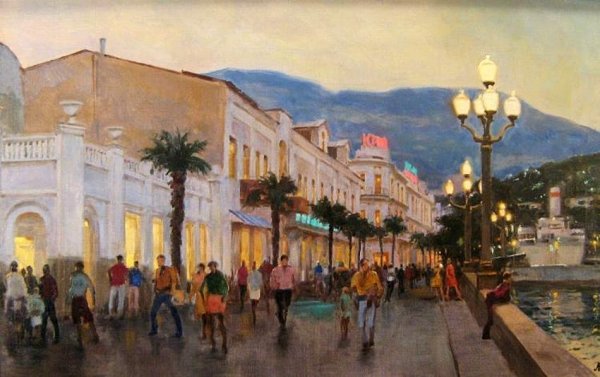 Картины Ялтинской набережной