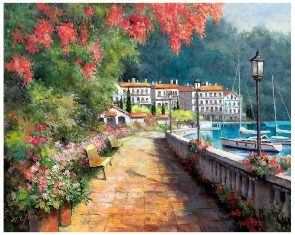 Пейзаж набережная