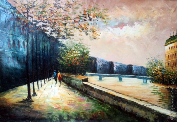 Картина набережная