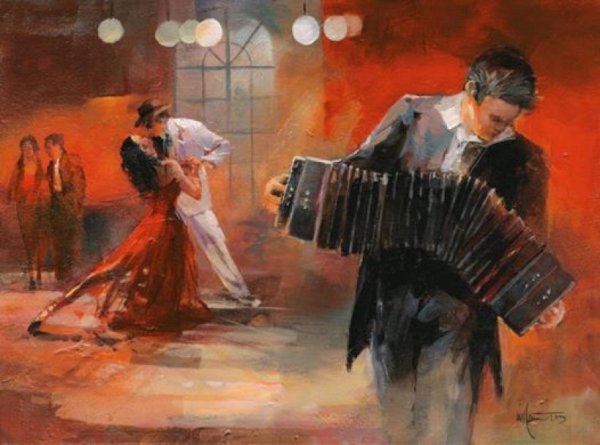 Натюрморт с баяном