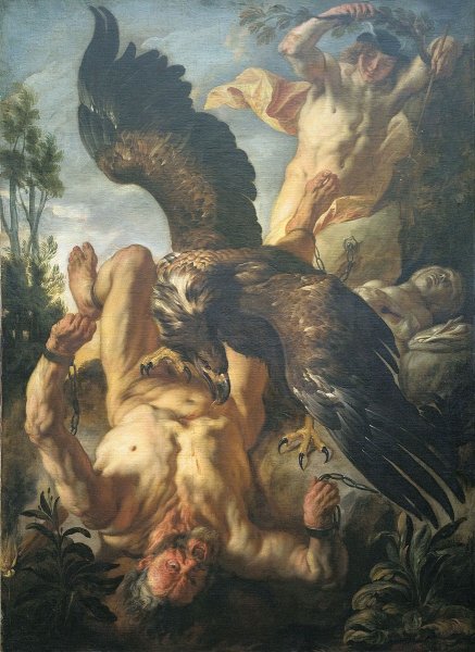 Якоб Йорданс Орел терзающий Прометея