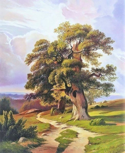 Шишкина дубы картина Шишкина