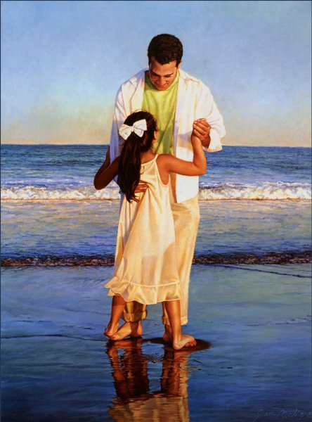 Картина отец и дочь