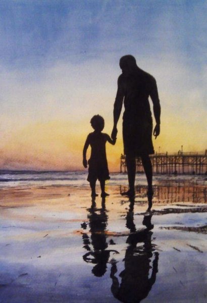 Отец и сын арт