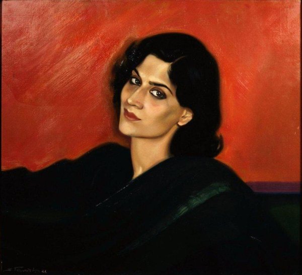 Рерих портрет девика