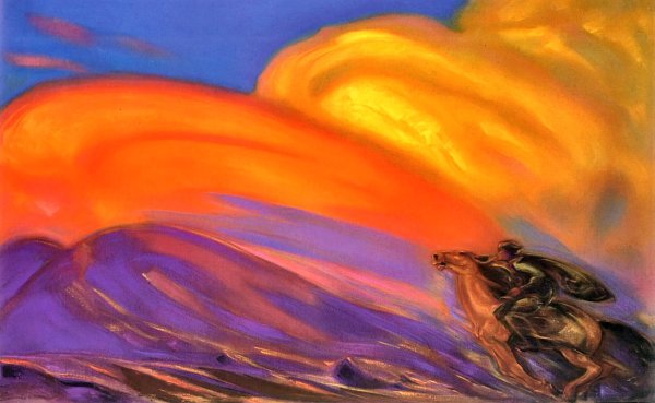 Вестники картина Святослава Рериха