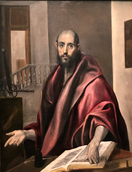 Василий Суриков Павел объясняет догматы веры