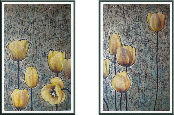 Вячеслав Синкевич живопись маки на золоте