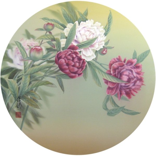 Пион картины Восток