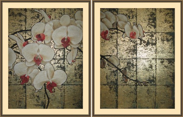 Китайская живопись Орхидея