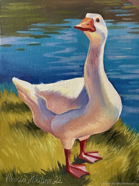 Картина гуси