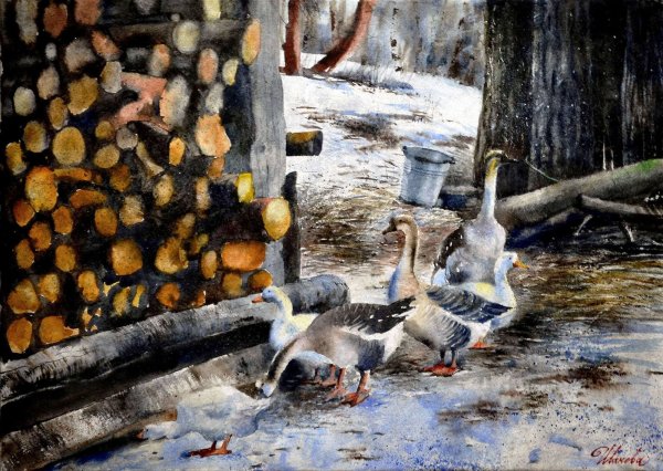 Художник Александр Алексеевич Щебуняев