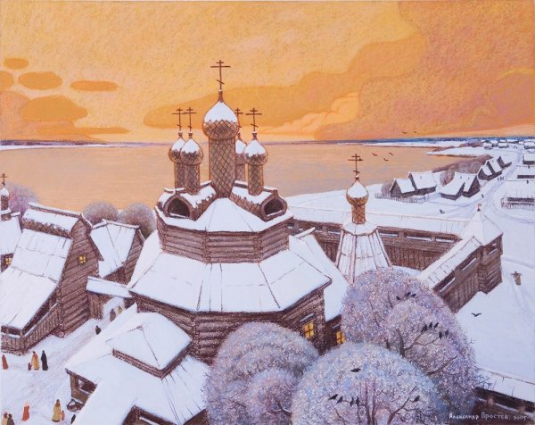 Художник Александр Простев ангелы