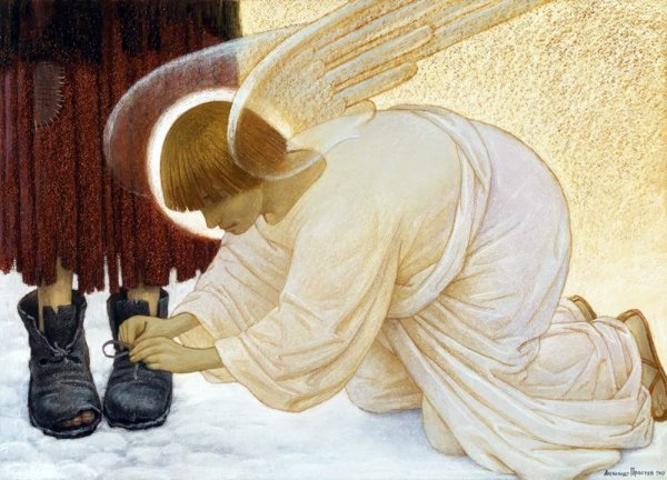 Блаженная Ксения Петербургская. Художник: Александр Простев