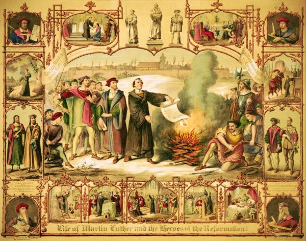 Картина протестантизм Мартин Лютер
