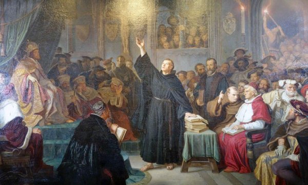 Картина протестантизм Мартин Лютер