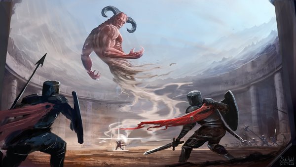 Сражение Мечников арт