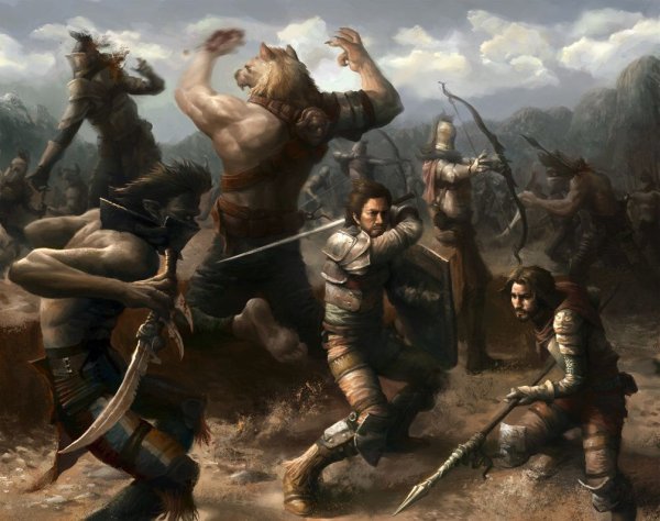 Битвы Fantasy Art