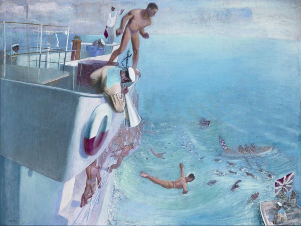 Пахомов Алексей картина купание Краснофлотцев