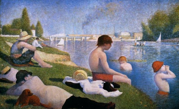 Жорж-Пьер сёра купание в Аньере