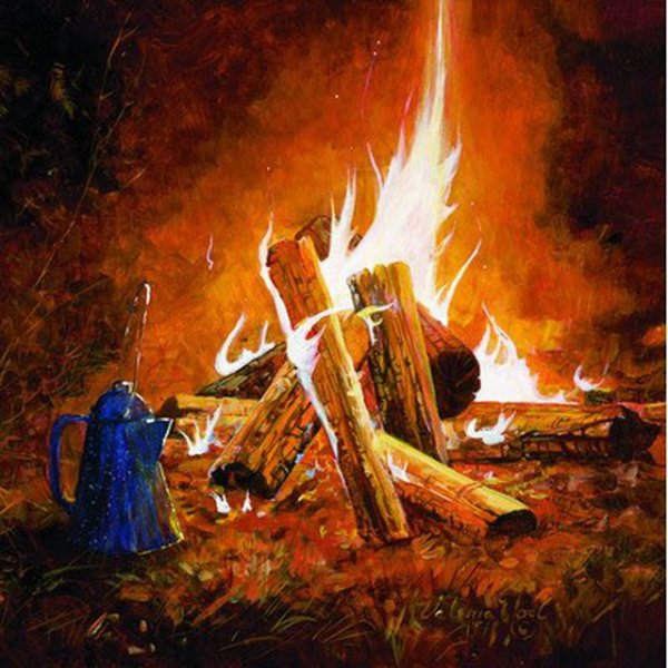 Костер картина