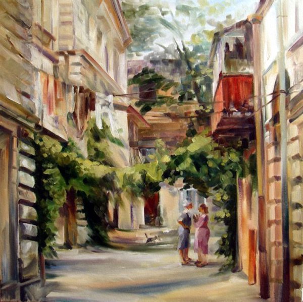 Соковнин картина Одесский дворик