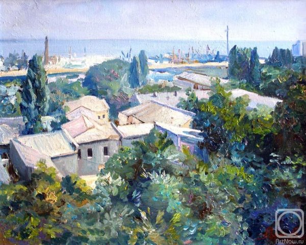 Соковнин картина Одесский дворик