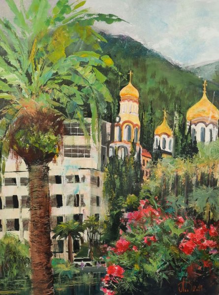 Художник Новоафонского монастыря