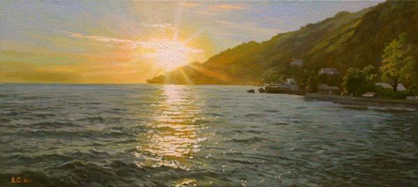 Гагра картины маслом