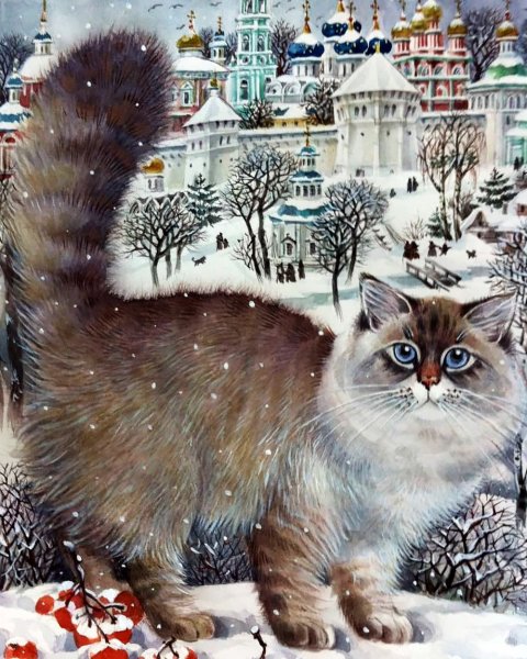 Коты художницы Татьяны Хазовой