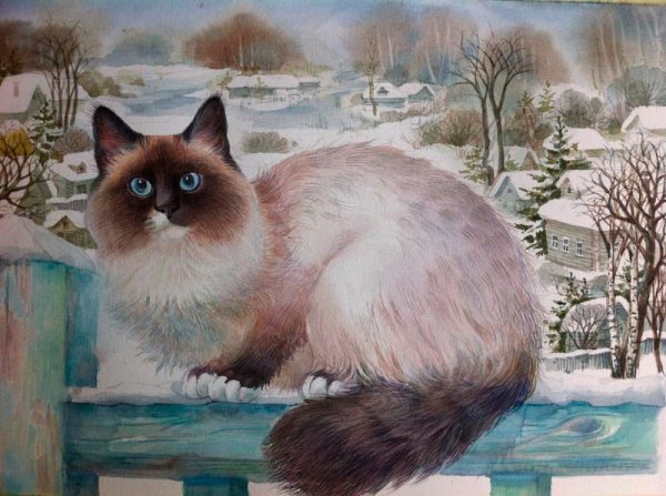 Татьяна Хазова художник коты