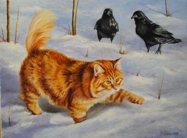 Художник хомяк Виктор Иванович