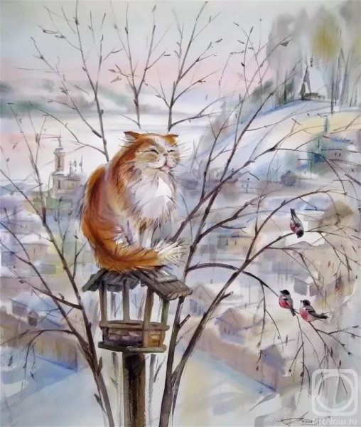 Картины акварель Сергей Теплов