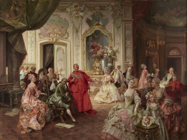 Итальянский художник Чезаре Аугусто Детти