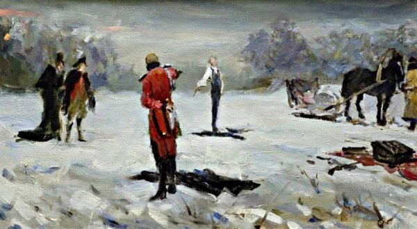 8 Февраля 1837 дуэль Пушкина с Дантесом