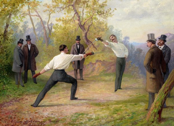 Дуэль в живописи