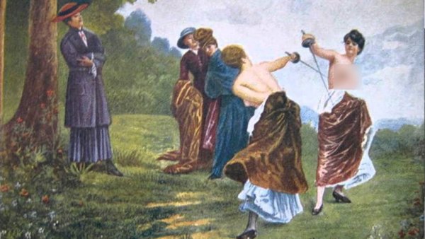 Хосе де Рибера женская дуэль