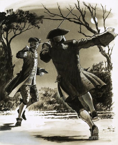 Дуэль на шпагах 19 век